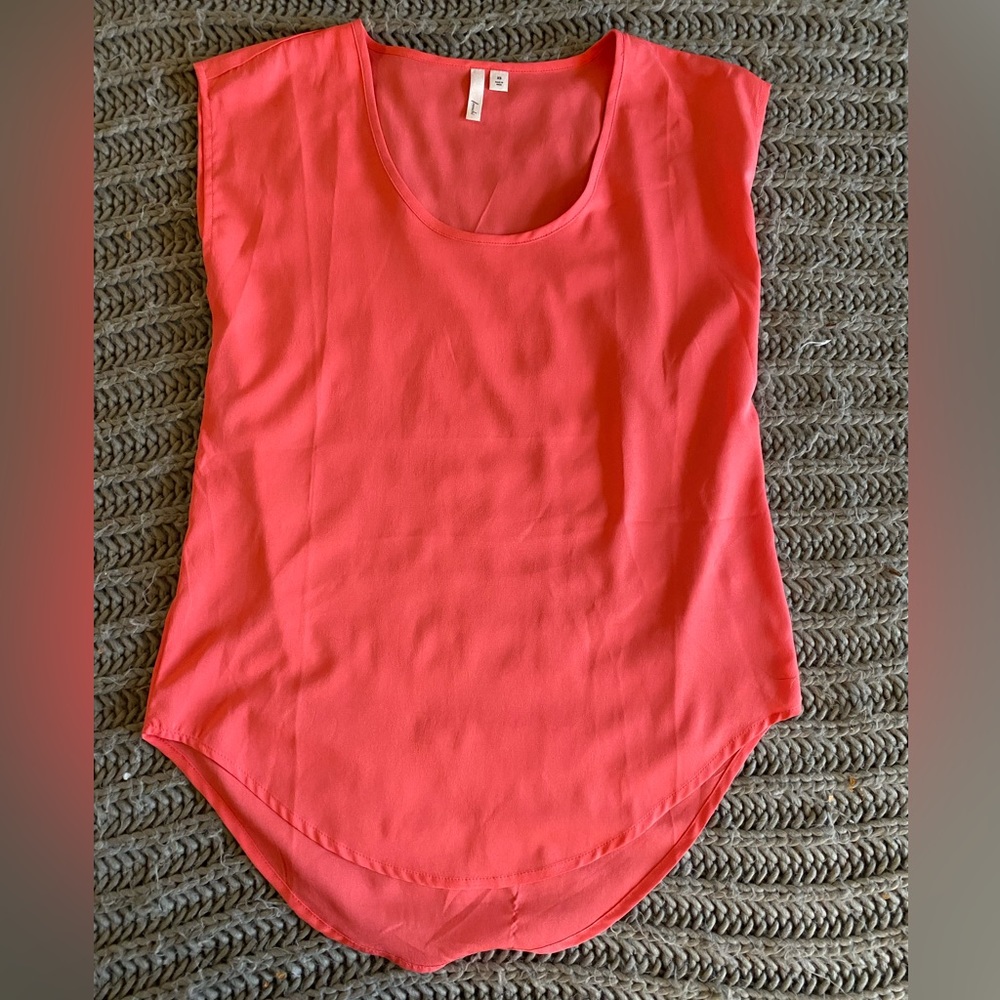 Coral blouse